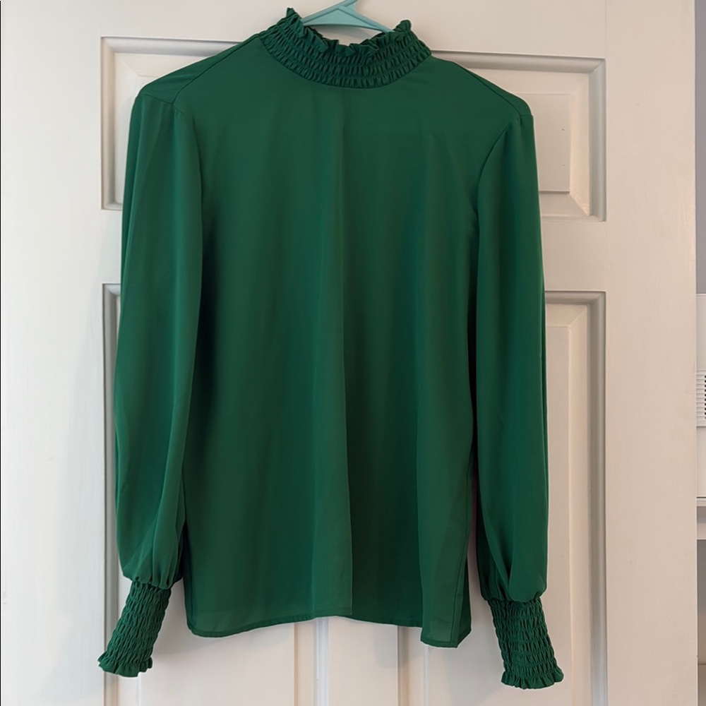 New York & Company Emerald Blouse
